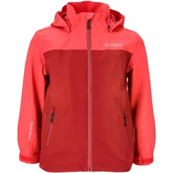Outdoorjacke ZIGZAG "Bloomer", Kinder, Gr. 92, rot, 90% Polyester, 10% Elasthan, mehrfarbig, casual, normal, ohne Ausschnitt, Langarm, Jacken, mit verschließbaren Taschen