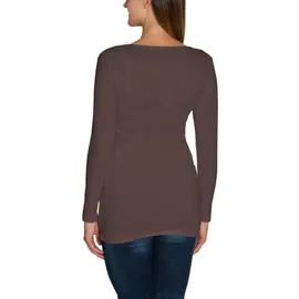 Alkato Langarmshirt Braun L