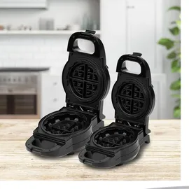 Media Shop PowerXL Waffle Star - Waffeleisen für gefüllte Waffeln 18cm - Schwarz