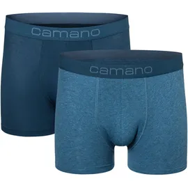 CAMANO Boxershorts comfort blau S 6er Pack