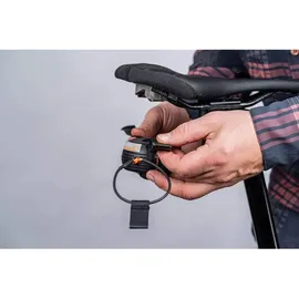Kommit Fahrrad Zugsystem Abschleppseil schwarz, für Kinder und Erwachsene, 2 m, 120 kg Zugkraft