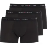 Tommy Hilfiger Boxer »TRUNK 3 PACK«, (3 St.), mit kontrastfarbenem Logobund für Herren, 0SK ALL BLACK, M (50), Black/Black/Black, , 34456616-M