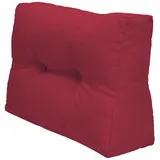 Beautissu Palettenkissen Seitenkissen ECO Elements Rot