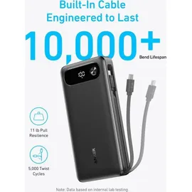 Anker Power Bank (20K, 87W, Built-In USB-C Kabel)