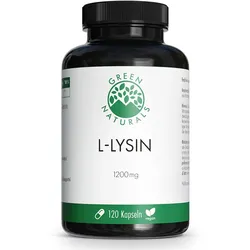 GREEN NATURALS L-Lysin 1200mg hochdosiert vegan