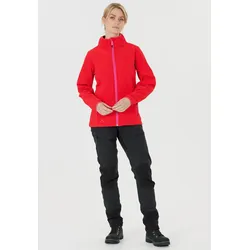 Softshelljacke WHISTLER "Covina", Damen, Gr. 38, rot, 94% Polyester, 6% Elasthan, unifarben, sportlich, normal, hoch geschlossener Ausschnitt, Langarm, Jacken, mit wasser- und winddichtem Funktionsmaterial
