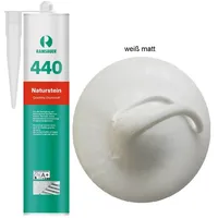 Ramsauer Dichtstoff Ramsauer 440 Naturstein Silikon Dichtstoff 310ml Kartusche,