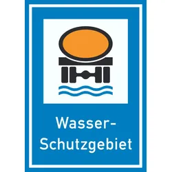 Wasserschutzgebiet Schild A5 (148x210mm)