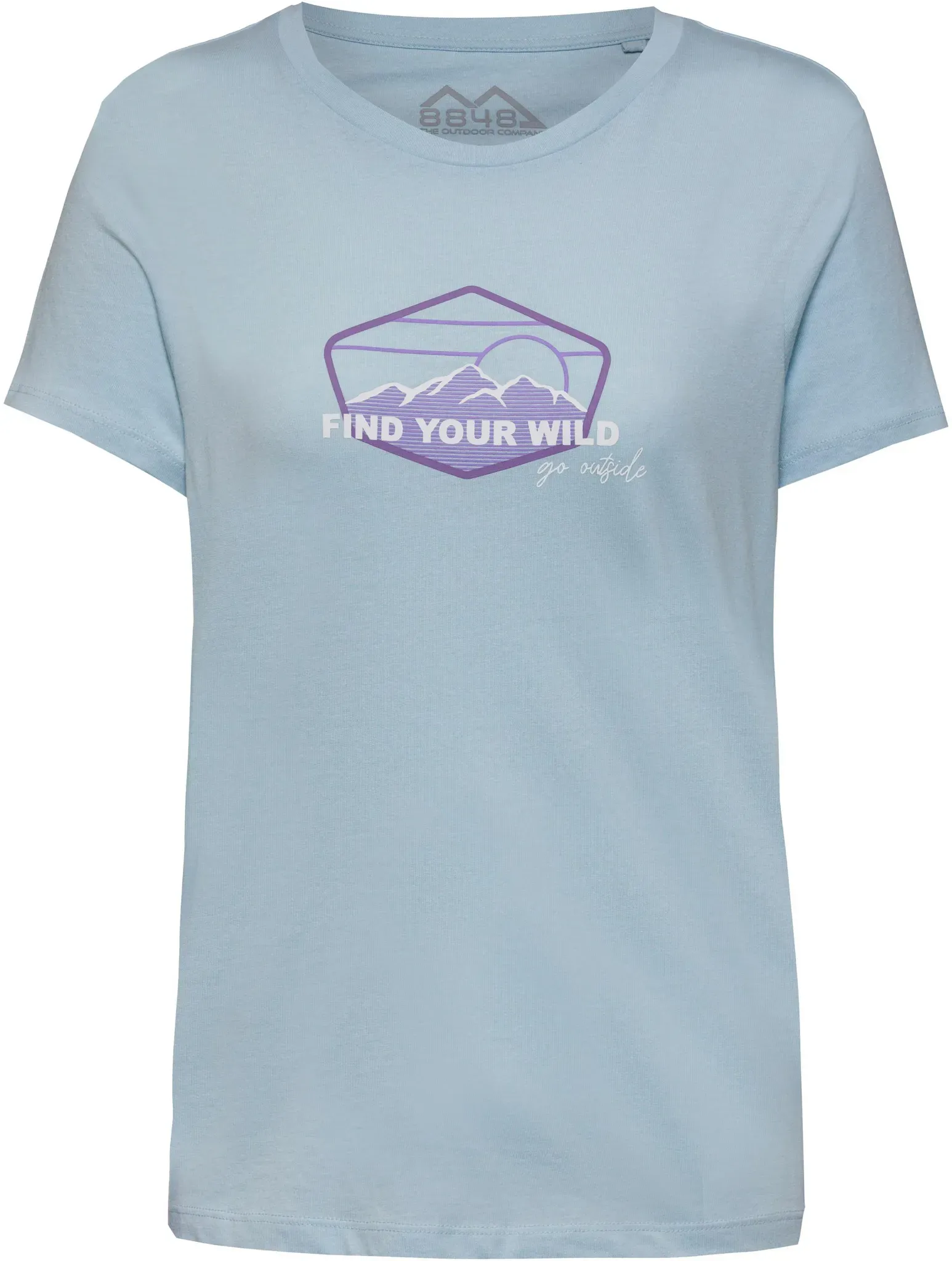 8848 Outdoor T-Shirt Damen in starlight blue, Größe L - blau