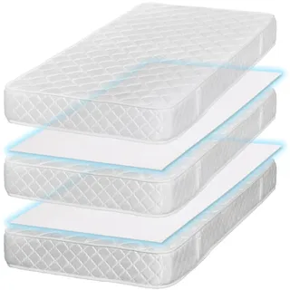 Topper Stopper Light Antirutschmatte 140 x 200 cm weiß