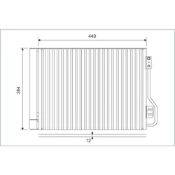 Kondensator Klimaanlage VALEO 812882 für Smart Fortwo Cabrio