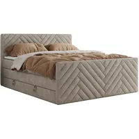 MKS Meble MKS Boxspringbett mit Bettkasten Matratze H4 -