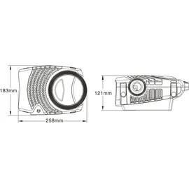 Wiltec Sunsun NEO-1200B SuperECO 12.000 l/h / 100 W, energiesparende Filterpumpe, Bachlaufpumpe für Koiteiche, Umwälzpumpe, Skimmerpumpe, Gartenteichpumpe