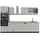 Vicco Küchenzeile R-Line 300 cm grau