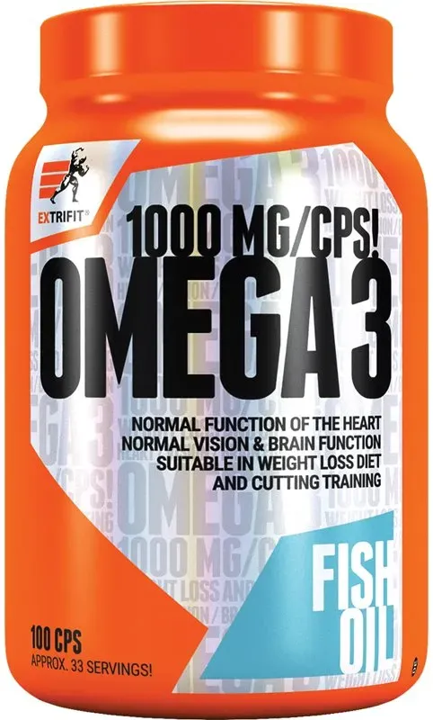 Extrifit Omega 3 Förderung der richtigen Funktion des Organismus 100 KAP