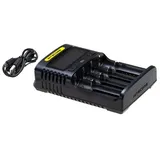Nitecore Um4 Ladegerät - Black - One Size
