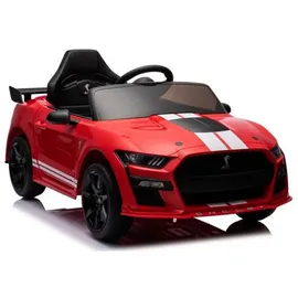 lean cars Elektroauto für Kinder Ford Mustang GT500 Shelby rot