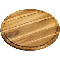 KESPER Fleischteller Holz 2-tlg. Ø 30 cm Beige