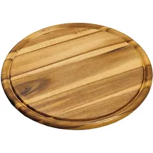 KESPER Fleischteller Holz 2-tlg. Ø 30 cm Beige