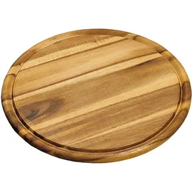 KESPER Fleischteller Holz 2-tlg. Ø 30 cm Beige