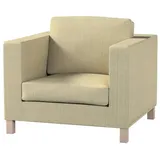 Dekoria Sofahusse Karlanda Sessel kurz, Living beige