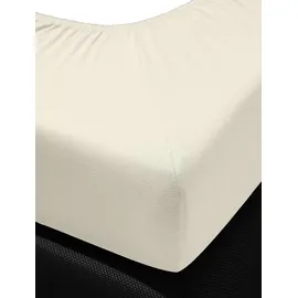 IRISETTE Spannbettlaken Jersey 150 x 200 cm beige