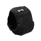 BePetMia Waschbare Windeln für Männliche Hunde, Hygienische Unterhosen Wiederverwendbare für Welpen, Hunde bei Hitze und Inkontinenz, 6 Einstellbare Größen für Hunde (Black, XL: 52-72cm)