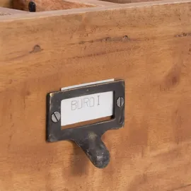 DESIGN DELIGHTS Stiftehalter-Box, Honig, Holz, 19x12x10 cm, Arbeitszimmer, Schreibtische