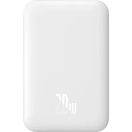 Baseus P10059002223-00, 6000 mAh, Wireless charging, 20 W White