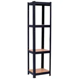 SCHULTE Regalwelt Schwerlastregal MDF 180x50x50 cm schwarz