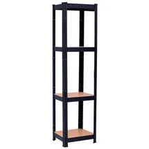 SCHULTE Regalwelt Schwerlastregal MDF 180x50x50 cm schwarz