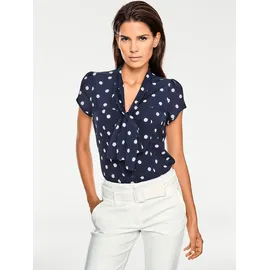 Heine Schluppenbluse Blau 38