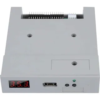 CoreParts 3.5" 1,44 MB USB SSD Diskettenlaufwerk-Emulator, grau, 34-polige Diskettentreiberschnittstelle, 5 V DC