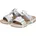 Sommerschuh Urlaubsschuh Strandschuh mit floralem Muster grau 39