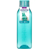 Sistema Vierkant-Sport-Wasserflasche | 725 ml | auslaufsichere Kinderwasserflasche | BPA-frei | gemischte Farben (nicht wählbar) | 1 Stück
