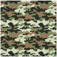 SCHÖNER LEBEN. Stoff Baumwollstoff Webware Camouflage grün 1,47m Breite, atmungsaktiv grün