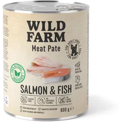 WILD FARM Pastete Lachs&Fisch 800g glutenfreies Hundefutter