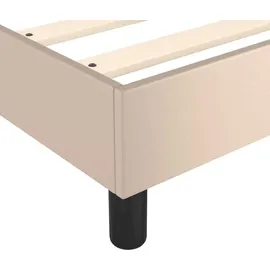 vidaXL Boxspringbett 120 x 200 cm Braun