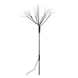 MARELIDA LED Gartenstecker Feuerwerk Firework Fernb. Leuchtstäbe 3er Set schwarz