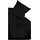 FLEURESSE Colours 009100 schwarz 135 x 200 cm + 80 x 80 cm