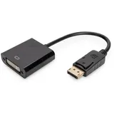 Digitus DisplayPort zu DVI-I Adapter 0,15 m Schwarz