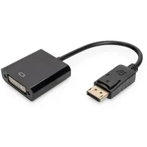Digitus DisplayPort zu DVI-I Adapter 0,15 m Schwarz