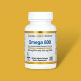 California Gold Nutrition,Omega 800 Ultra-Concentrated Omega-3 FishOil,30 Kapsel