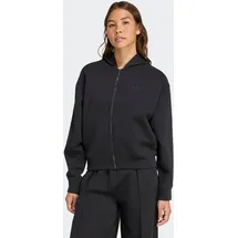 adidas Sweatjacke ADIDAS ORIGINALS "SPACER 3S FZ", Damen, Gr. XS, schwarz, Obermaterial: 53% Baumwolle, 47% Polyester, Sweatjacken Sweatjacke