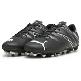 Puma Herren Attacanto Fg/Ag Soccer Shoe, Black Silver Mist, 43 EU