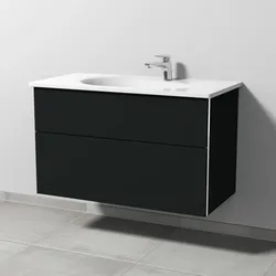 Sanipa Waschtischunterschrank „3way“ in Vulkan (matt)
