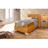 LEONIQUE Boxspringbett »Rumba« Taschenfederkern-Matratze in Härtegrad 3, in 4 Breiten, incl. Topper