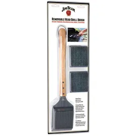 Jim Beam Grillbürste inkl. 2 Wechselaufsätzen