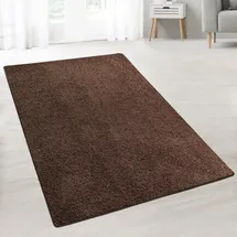 Karat Barcelona Shaggyteppich 200 x 300 cm dunkelbraun