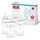 NUK First Choice Babyflaschen | 3+ Monate | 240 ml | Anti-Kolik-Babyflasche | Babyflaschen Babyflaschen Glas | Temperature Control Anzeige | Seepferdchen | 4 Stück